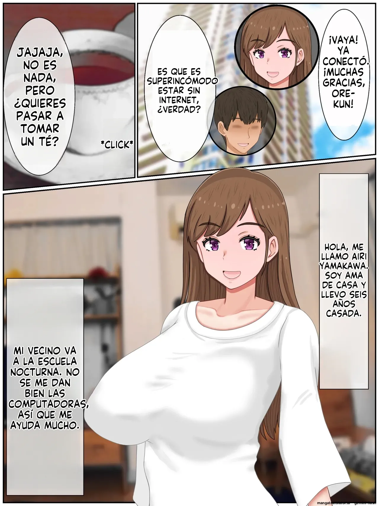 Hitozuma Airi wa Aka-chan ga Hoshii Rinshitsu Danshi to Icha Love Takuran Kozukuri  MTL page 2 full