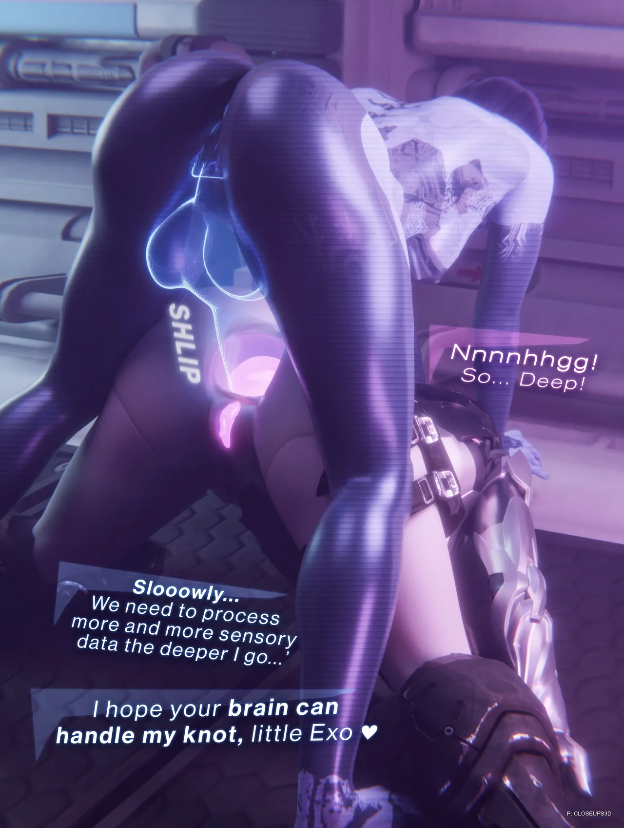 Elise and Cortana's Holo-cock page 6 full