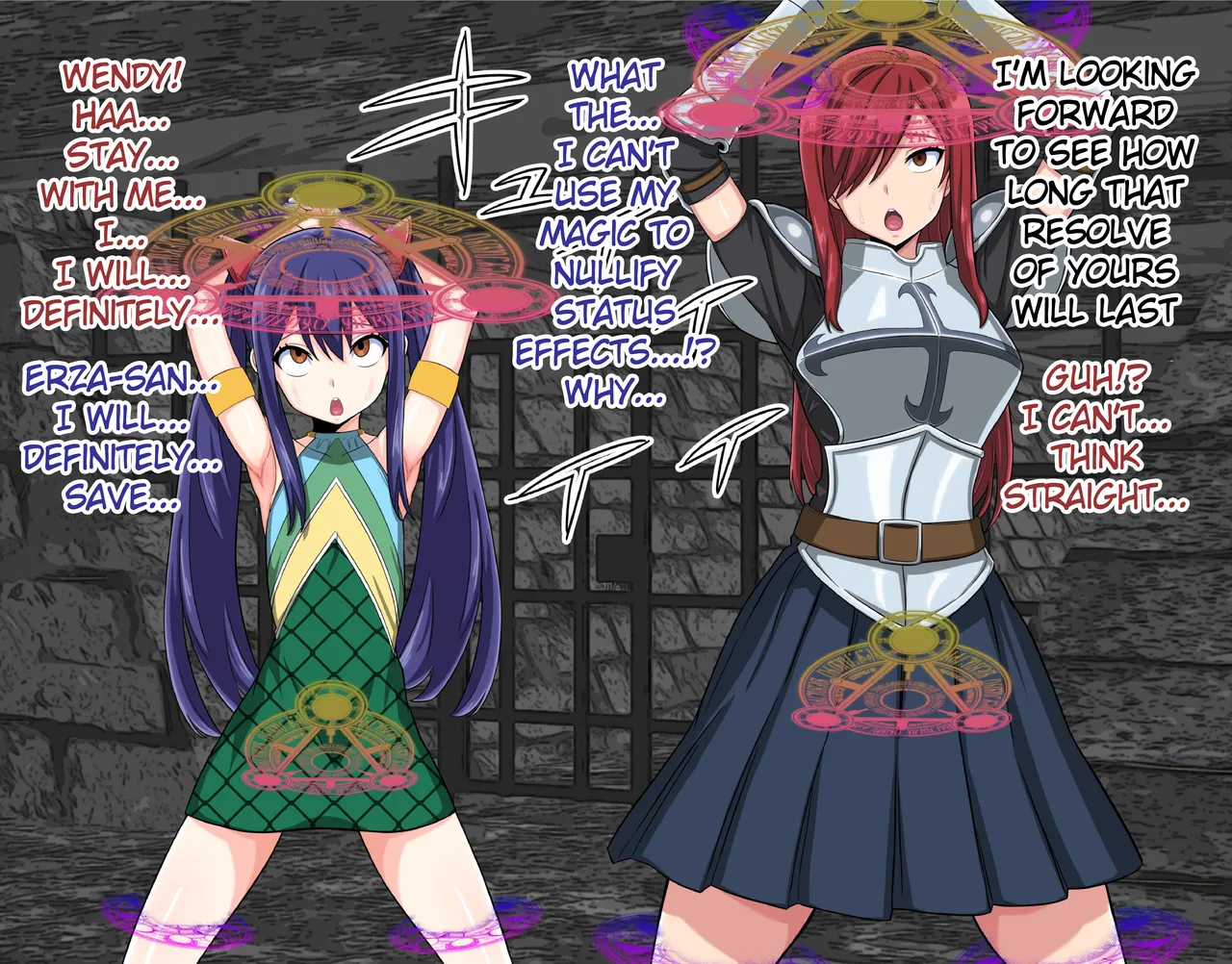 Erza &amp; Wendy Futanari Grunt Combatant Transformation page 4 full