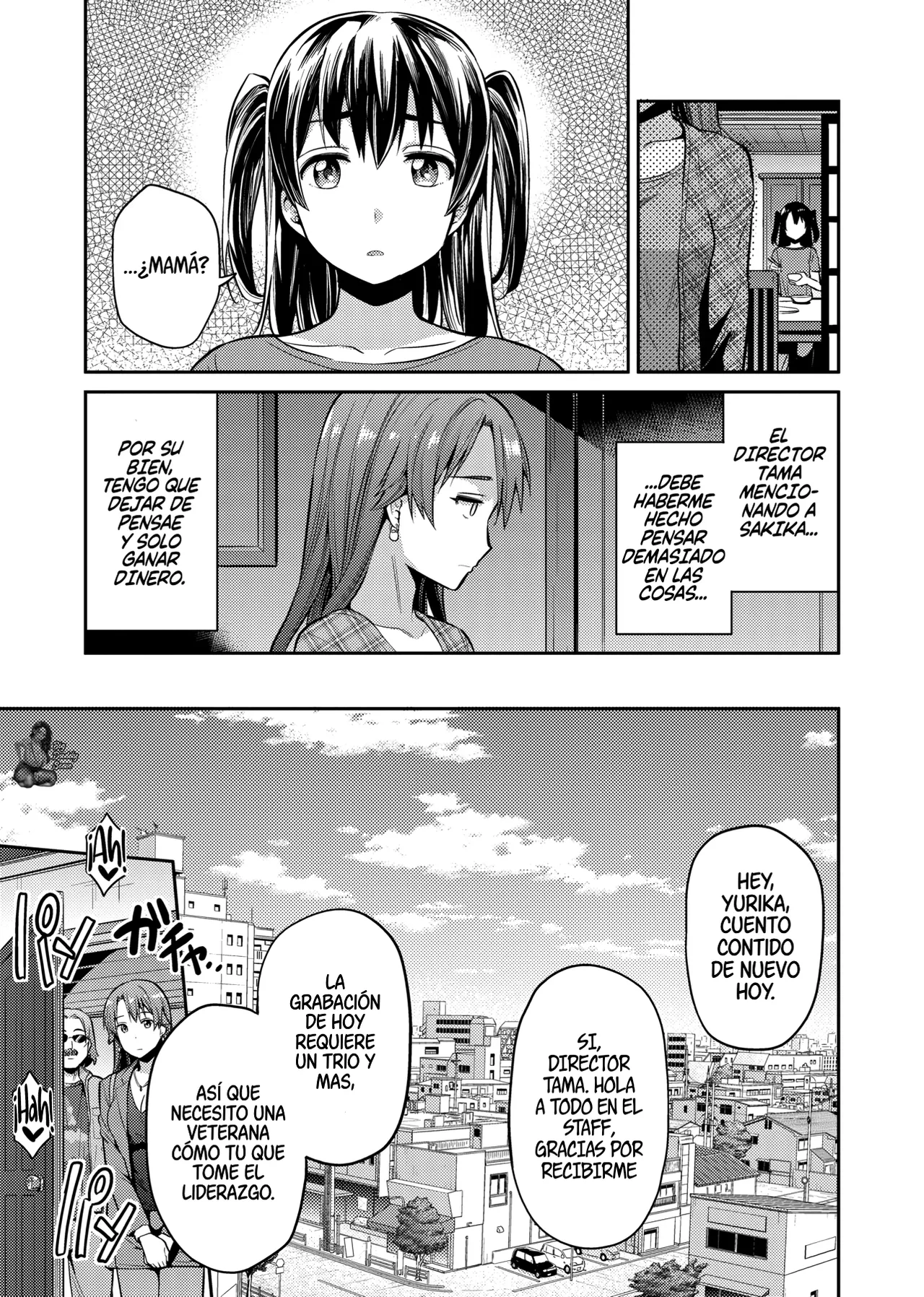 Mama wa AV Joyuu Kamera ga Toraeta Inran Jijou Haha to Musume ga Haramu Toki | Mamá Es Una Actriz AV page 7 full