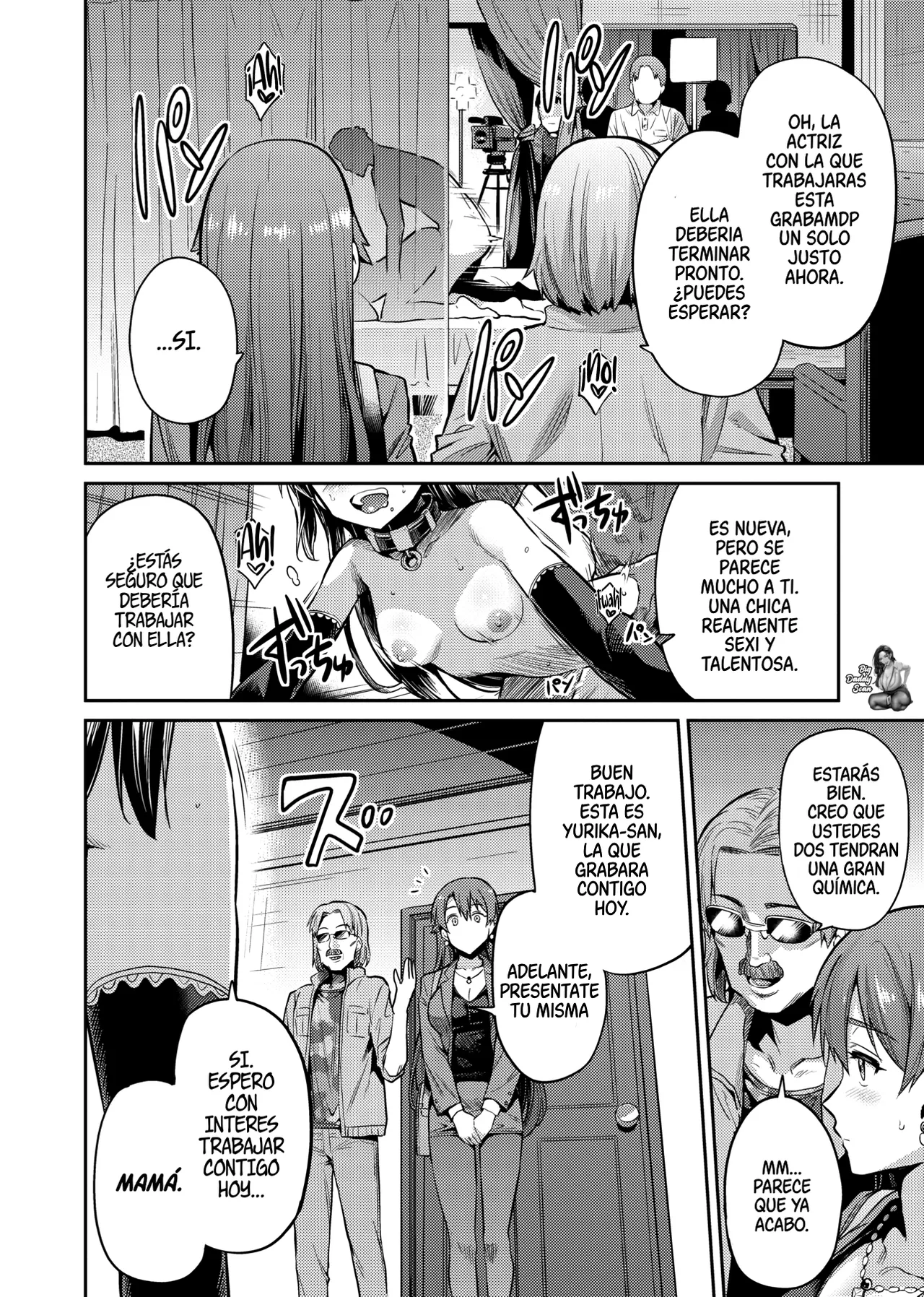 Mama wa AV Joyuu Kamera ga Toraeta Inran Jijou Haha to Musume ga Haramu Toki | Mamá Es Una Actriz AV page 8 full