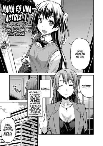 Mama wa AV Joyuu Kamera ga Toraeta Inran Jijou Haha to Musume ga Haramu Toki | Mamá Es Una Actriz AV cover
