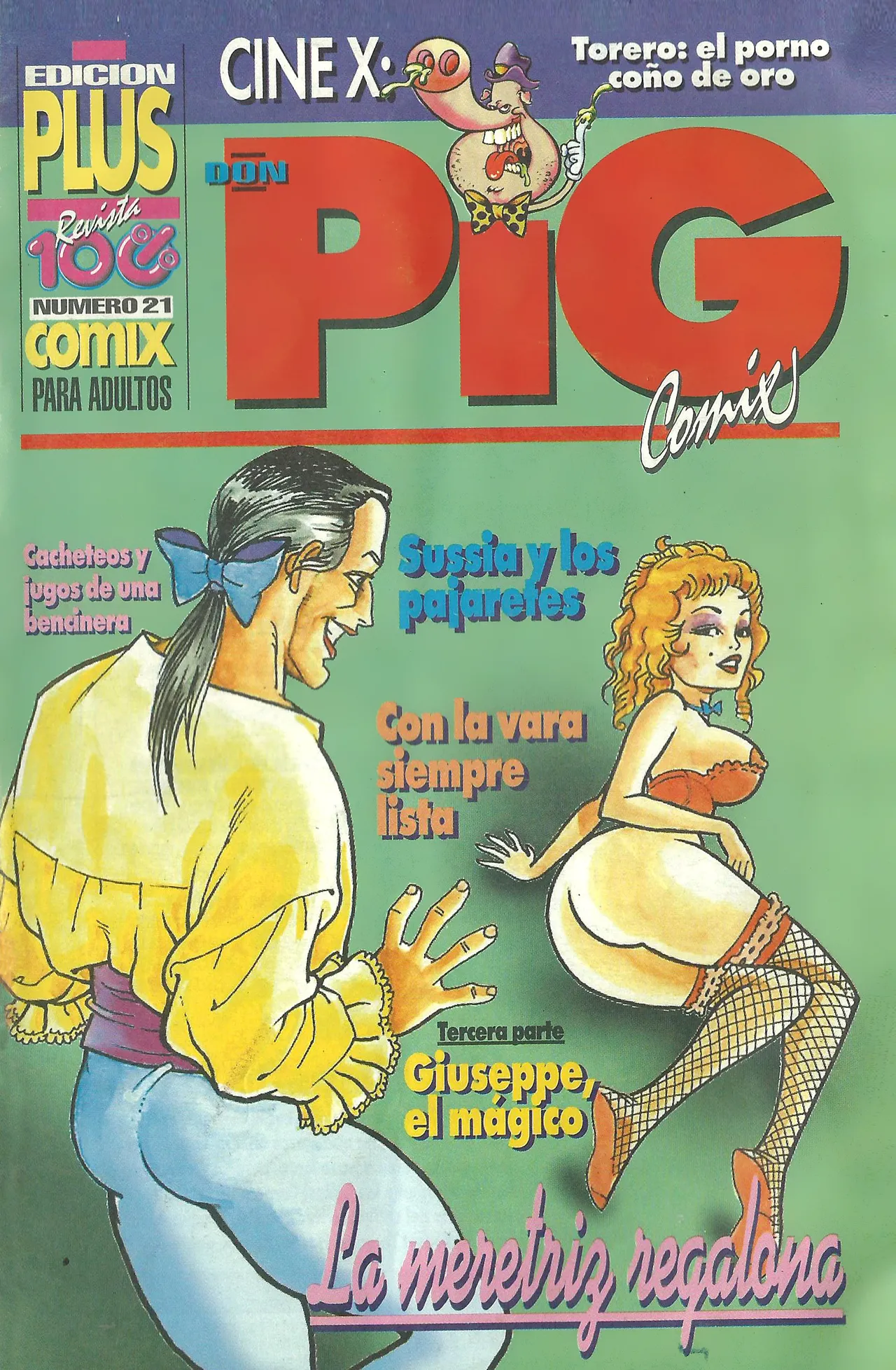 DON PIG COMIX  - 21 suplemento de la Revista 100% page 1 full