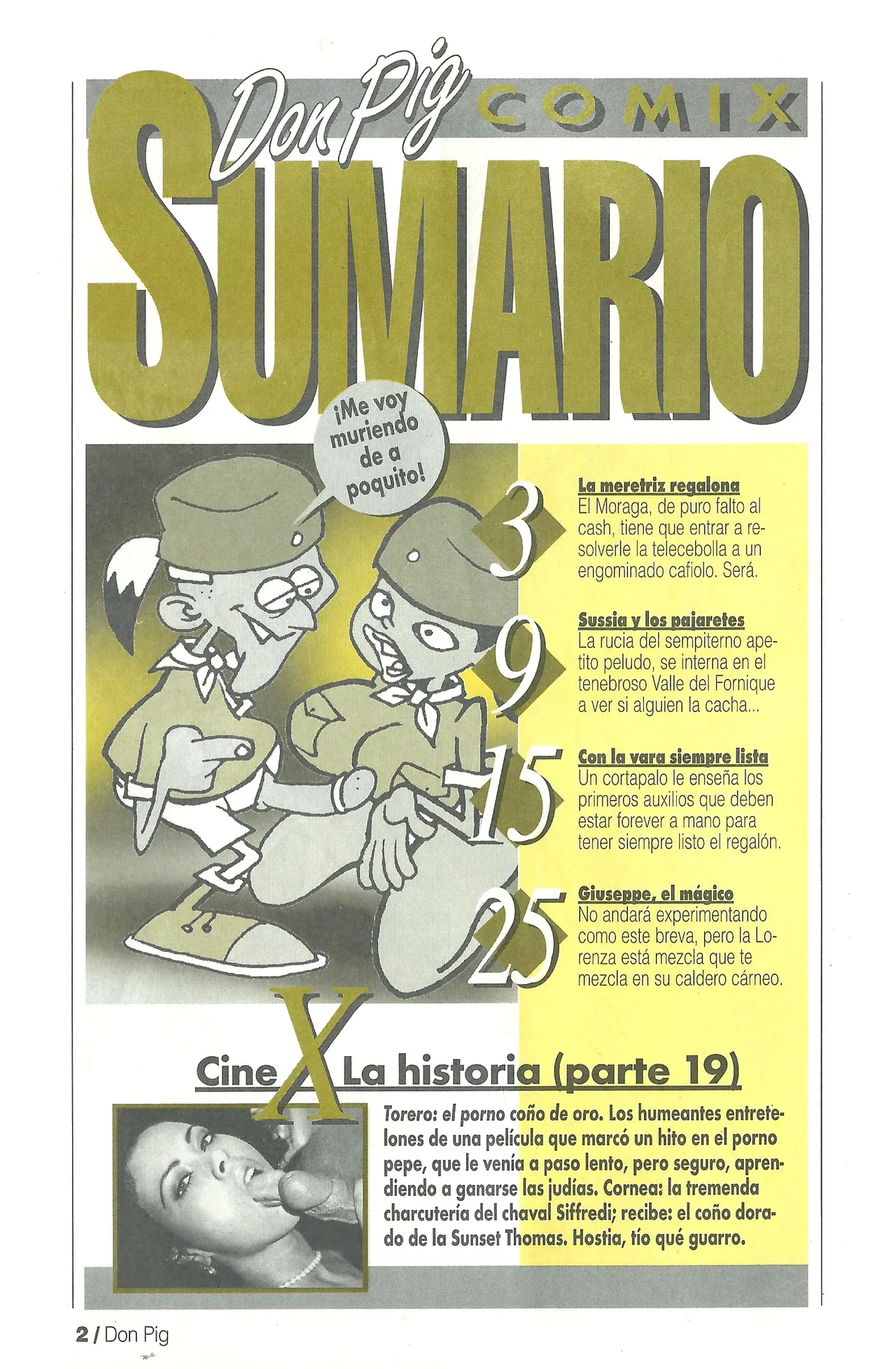 DON PIG COMIX  - 21 suplemento de la Revista 100% page 2 full