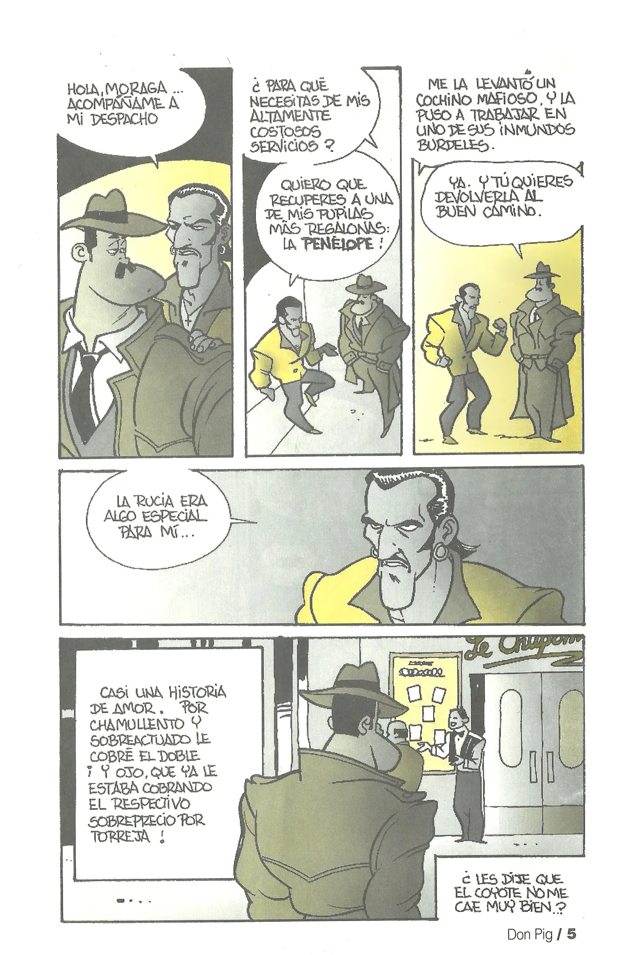 DON PIG COMIX  - 21 suplemento de la Revista 100% page 5 full