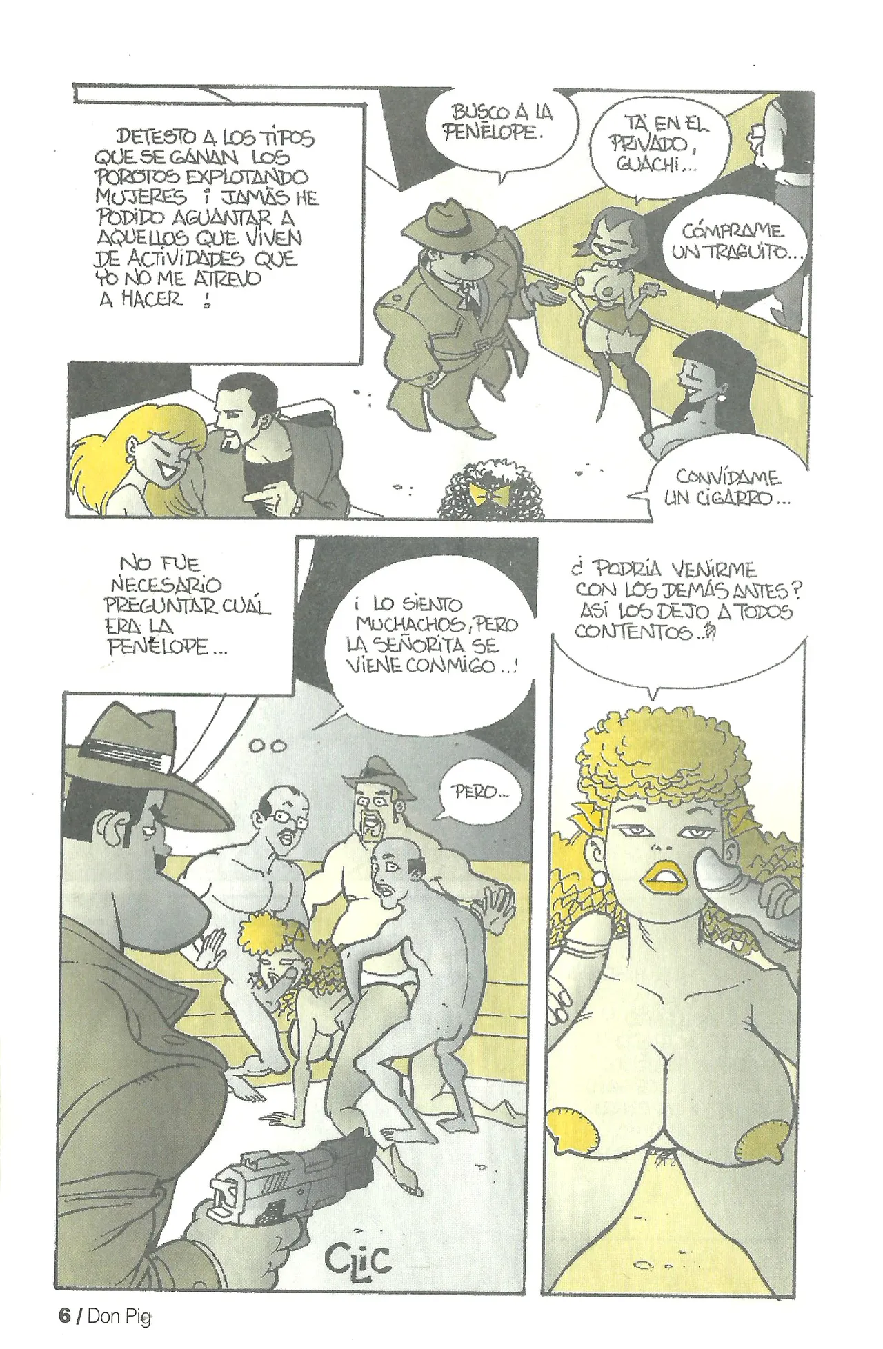 DON PIG COMIX  - 21 suplemento de la Revista 100% page 6 full