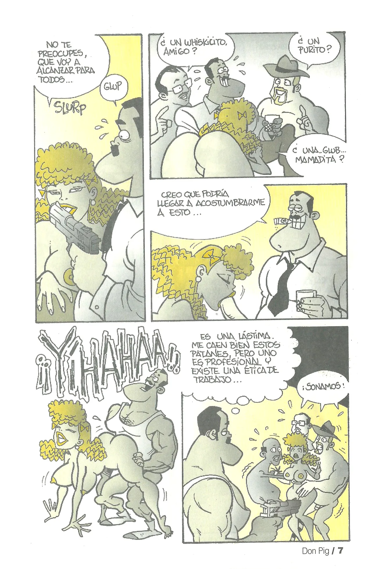 DON PIG COMIX  - 21 suplemento de la Revista 100% page 7 full