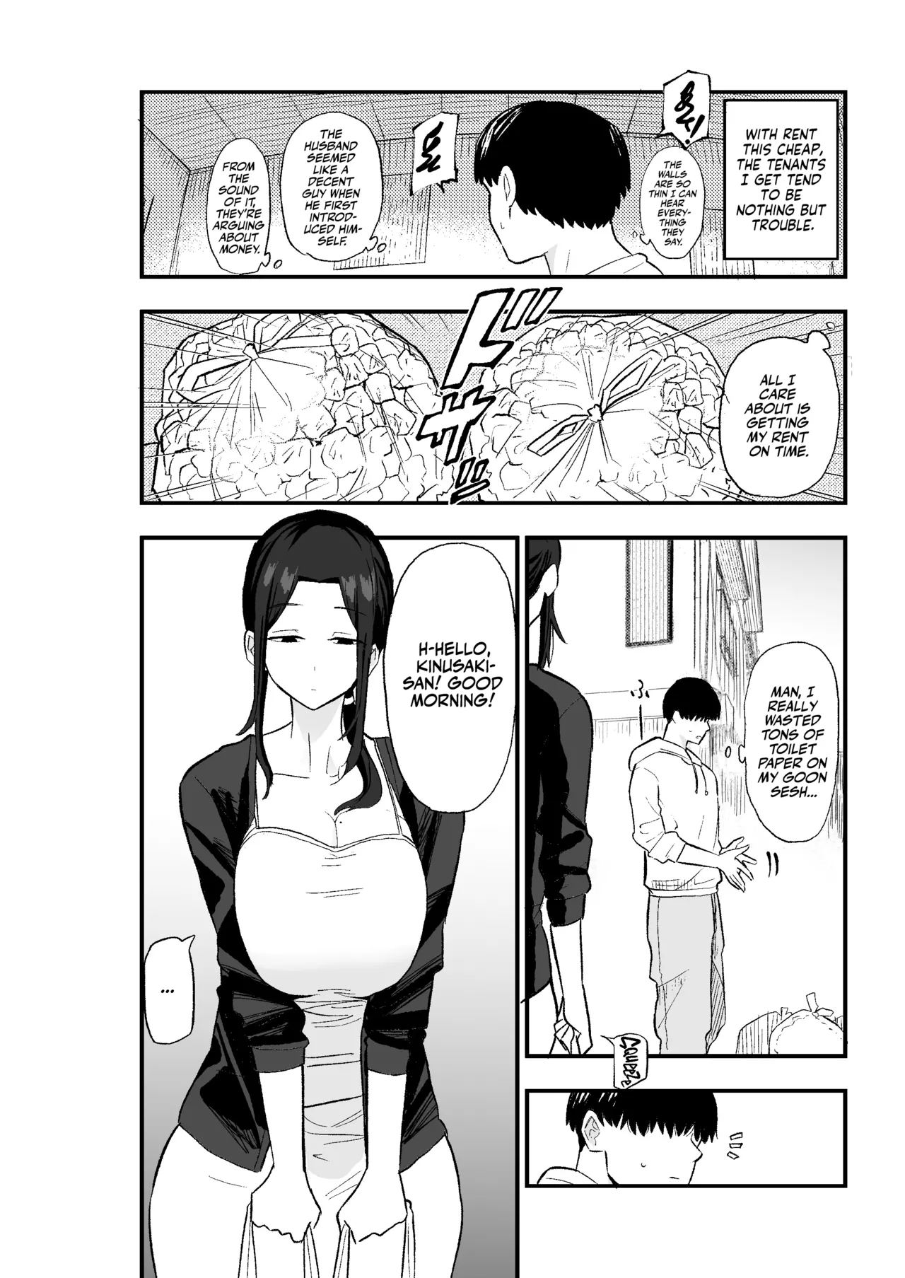 Taihai Tsuma: Taihaikei Hitotsuma o Yachin Kawari ni Koki Tsukaeru Hanashi | Slutty Wife! page 7 full