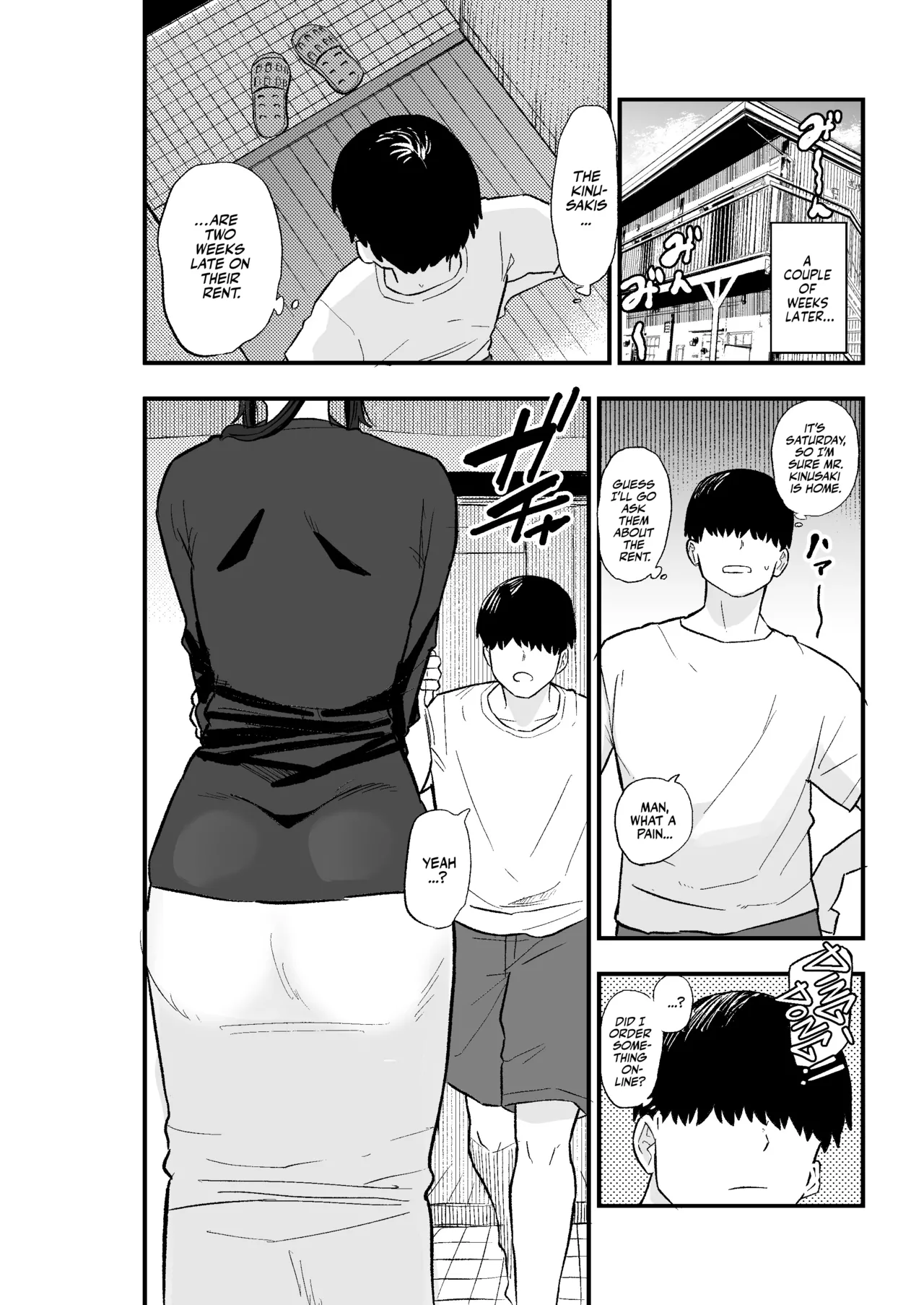 Taihai Tsuma: Taihaikei Hitotsuma o Yachin Kawari ni Koki Tsukaeru Hanashi | Slutty Wife! page 9 full