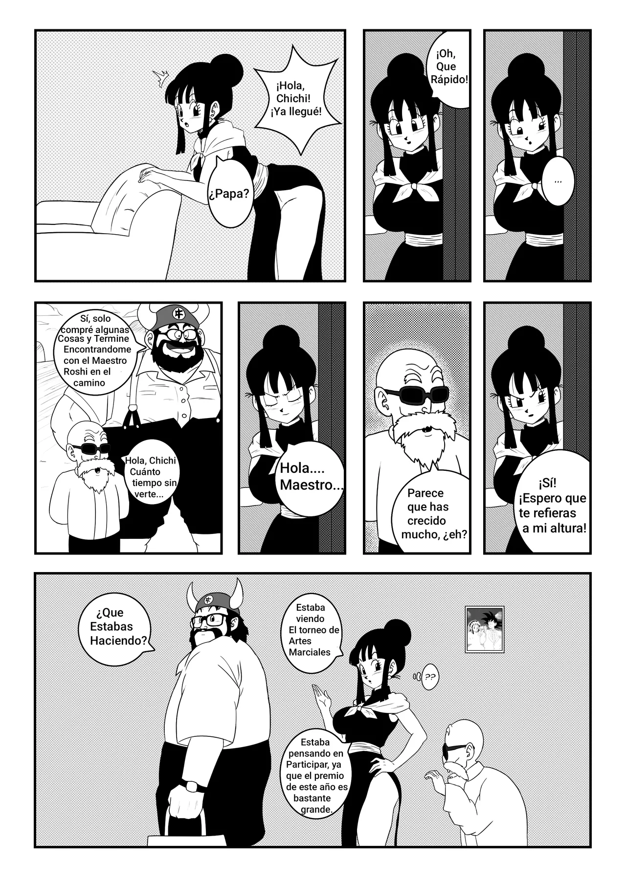 Chichi x Roshi The Ultimate Training page 4 full