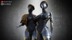 Atomic Twins Computer/Mobile Wallpaper