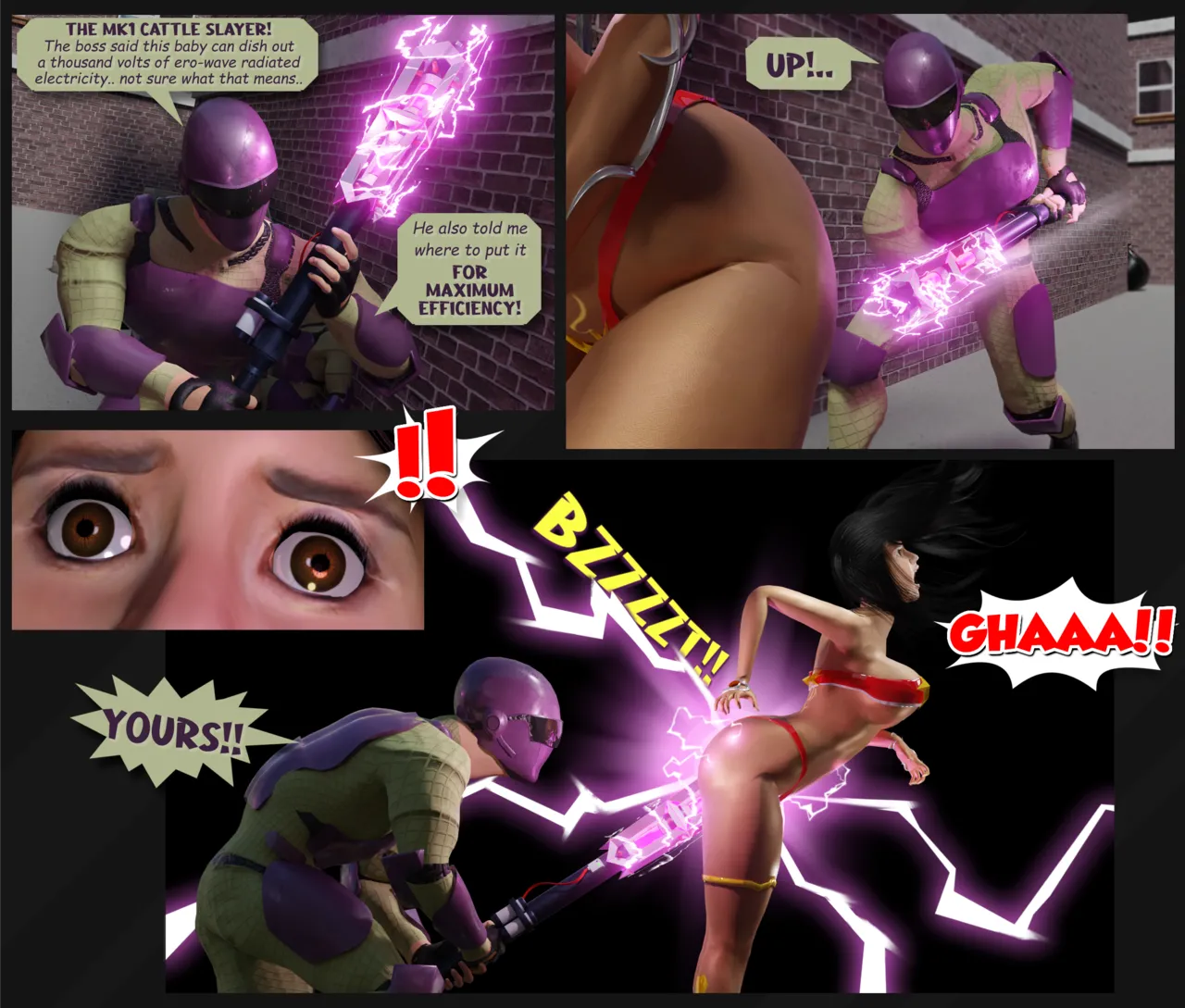 Zhayna Vs. The Blackholme Gang page 4 full