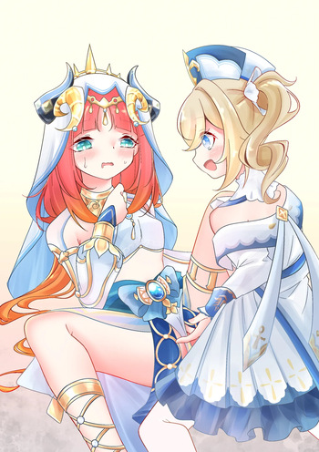 Barbara x Nilou cover