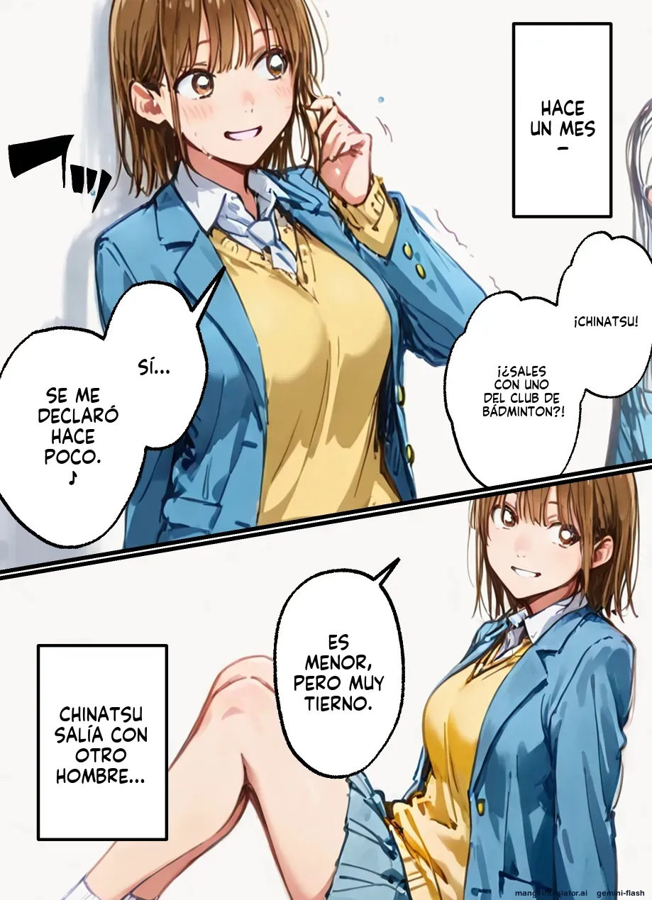 Echi no Hako yokkyu fuman no Chinatsu ga kyonyu o yurashite-chuu dashi netorare - 寝取られ三四郎  MTL page 6 full