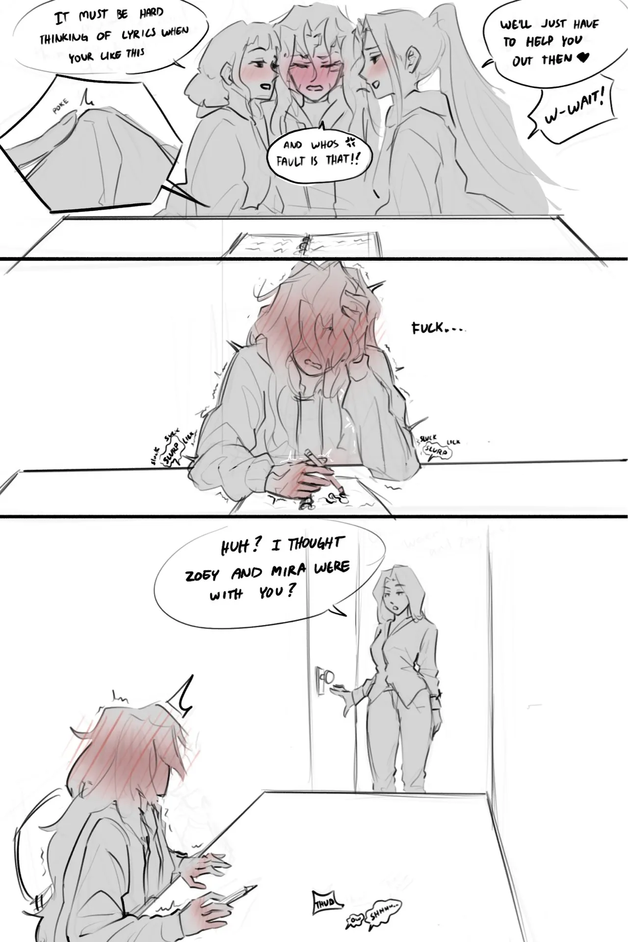 Mira and Zoey's apology page 8 full