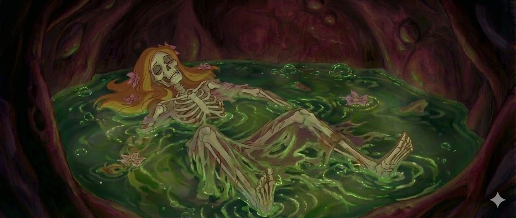 Giselle gets eaten and digested by the Troll page 9 full