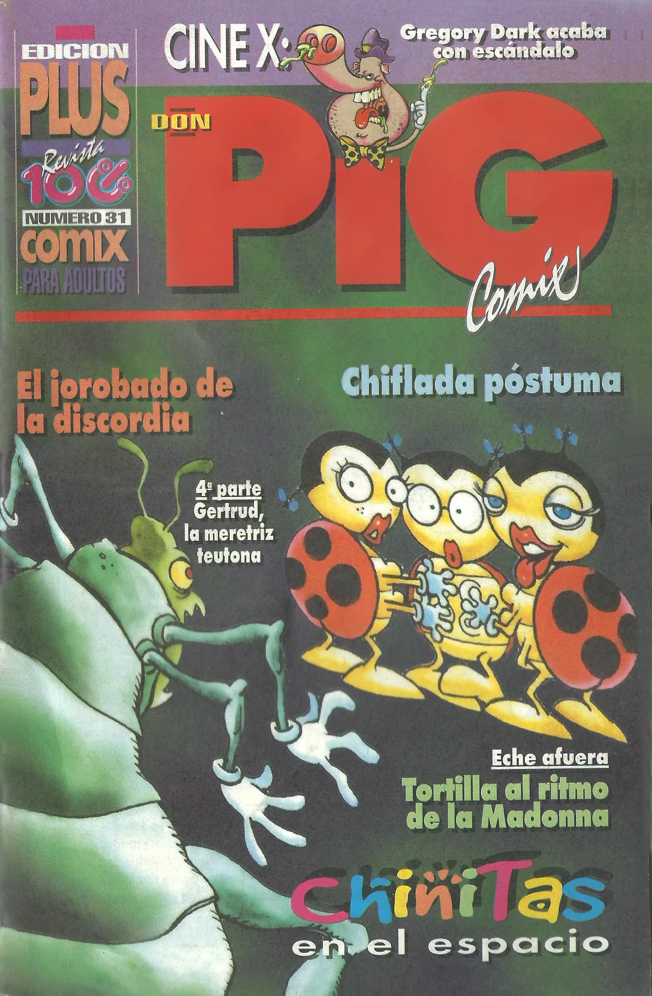 DON PIG COMIX  - 31 suplemento de la Revista 100% page 1 full