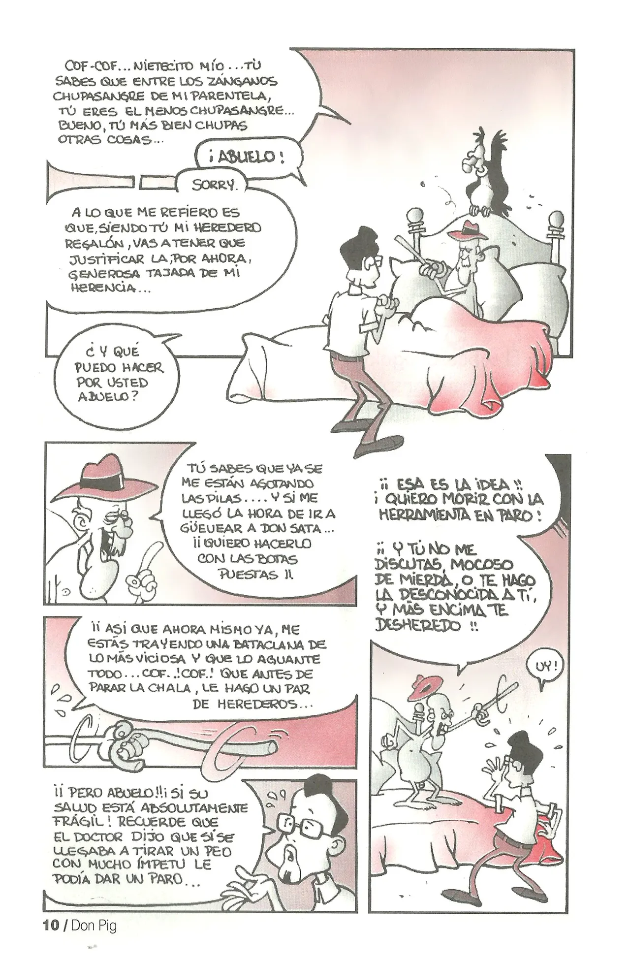 DON PIG COMIX  - 31 suplemento de la Revista 100% page 10 full