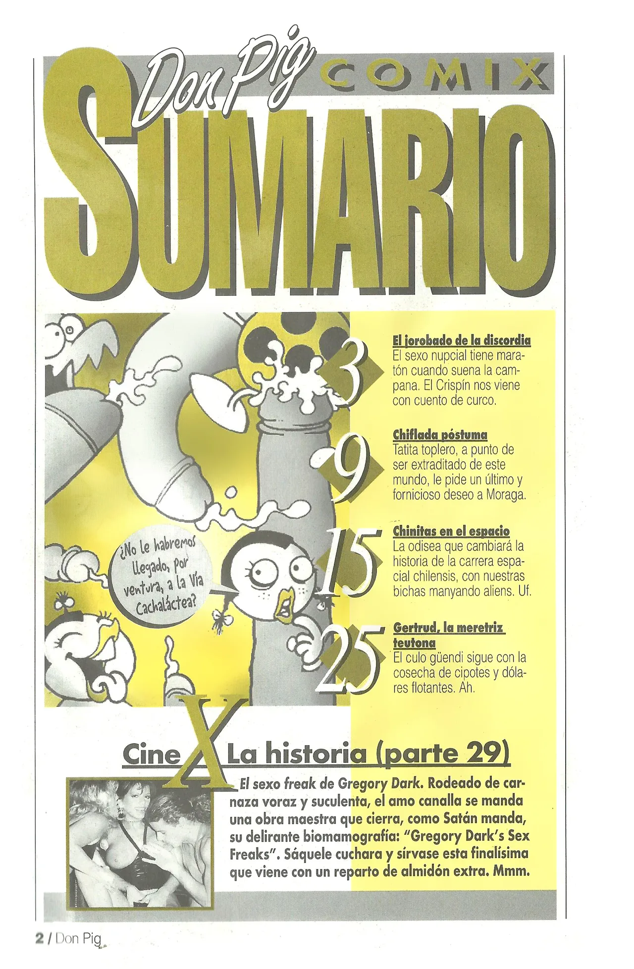 DON PIG COMIX  - 31 suplemento de la Revista 100% page 2 full