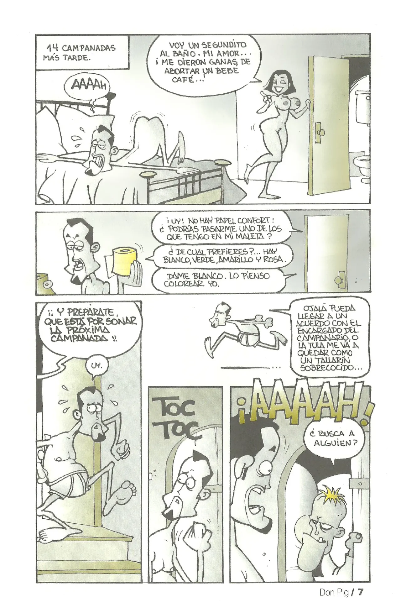 DON PIG COMIX  - 31 suplemento de la Revista 100% page 7 full