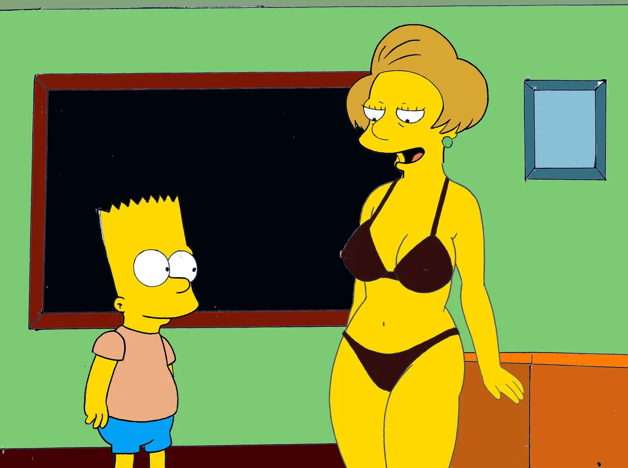 The Simpsons - Edna Krabappel page 6 full