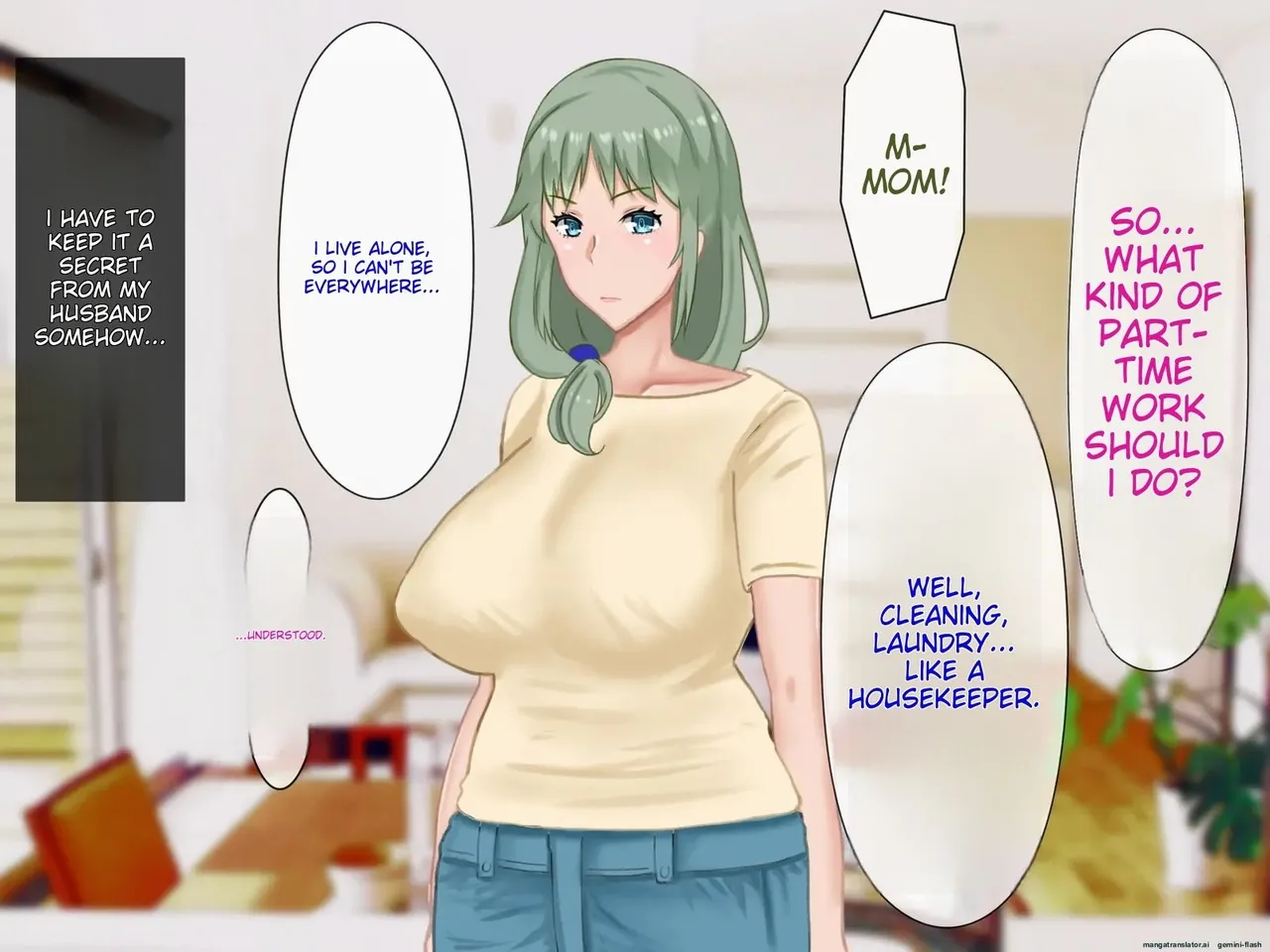 Musuko no Shakkin o Nikutai Hensai saserareta Kyonyuu Haha ~ Netorarete, Haramaserete page 10 full