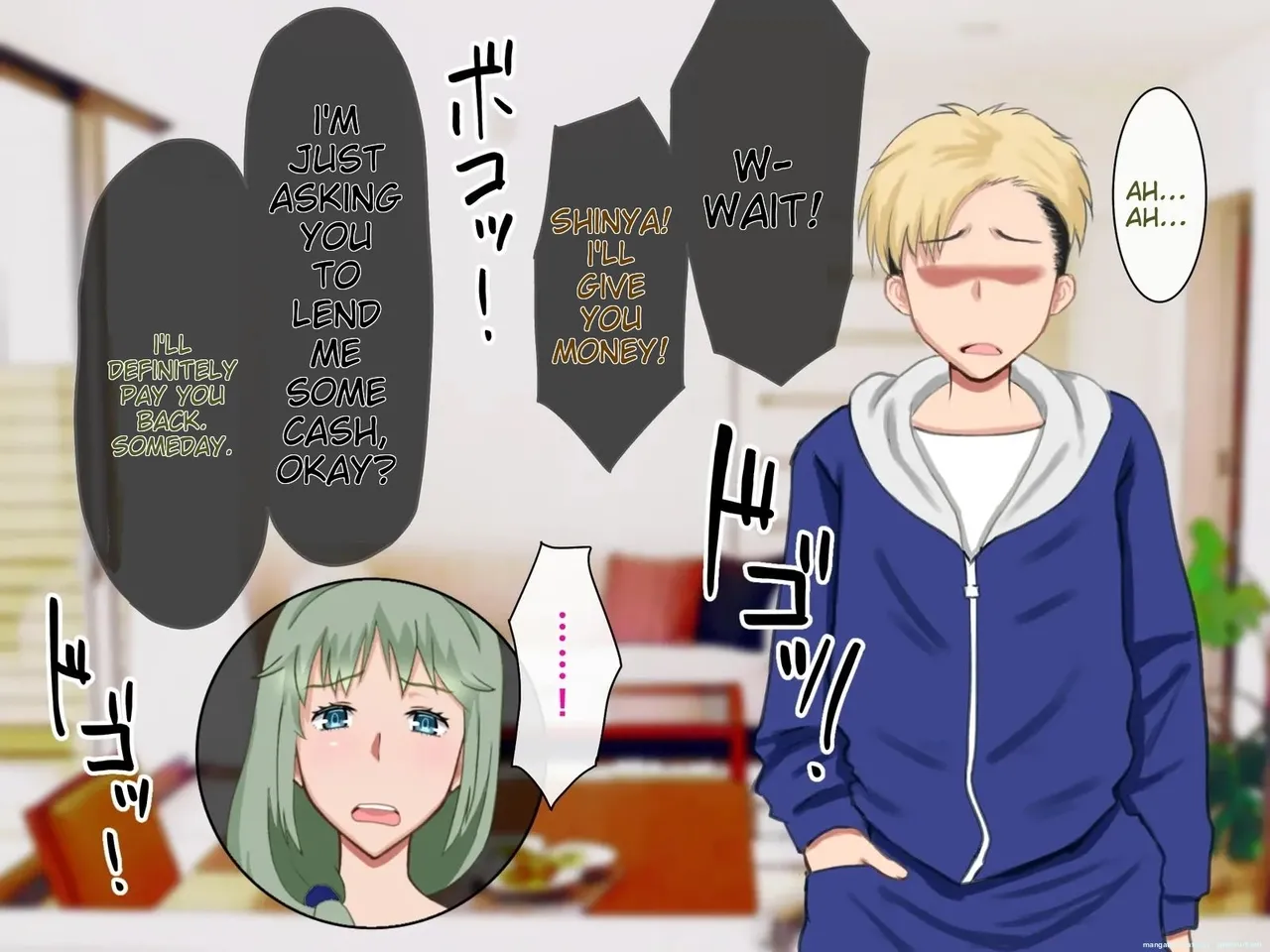 Musuko no Shakkin o Nikutai Hensai saserareta Kyonyuu Haha ~ Netorarete, Haramaserete page 4 full