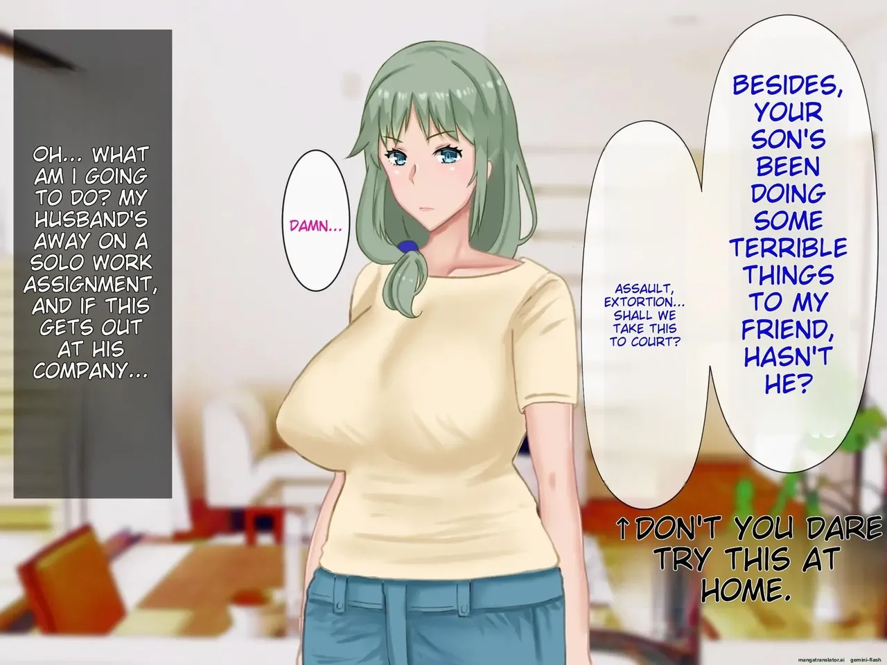 Musuko no Shakkin o Nikutai Hensai saserareta Kyonyuu Haha ~ Netorarete, Haramaserete page 7 full