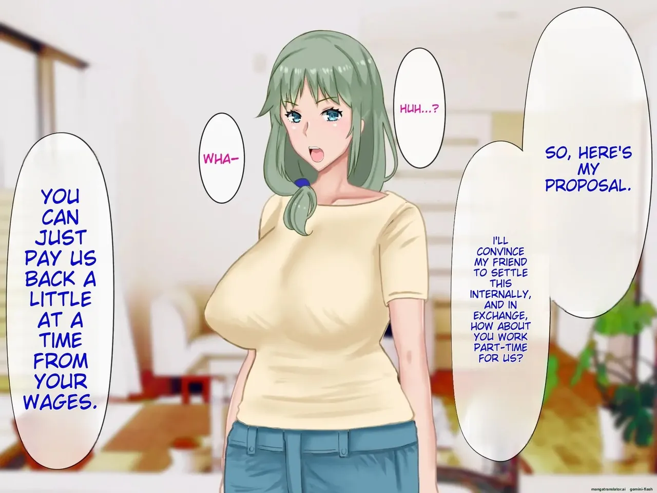 Musuko no Shakkin o Nikutai Hensai saserareta Kyonyuu Haha ~ Netorarete, Haramaserete page 8 full