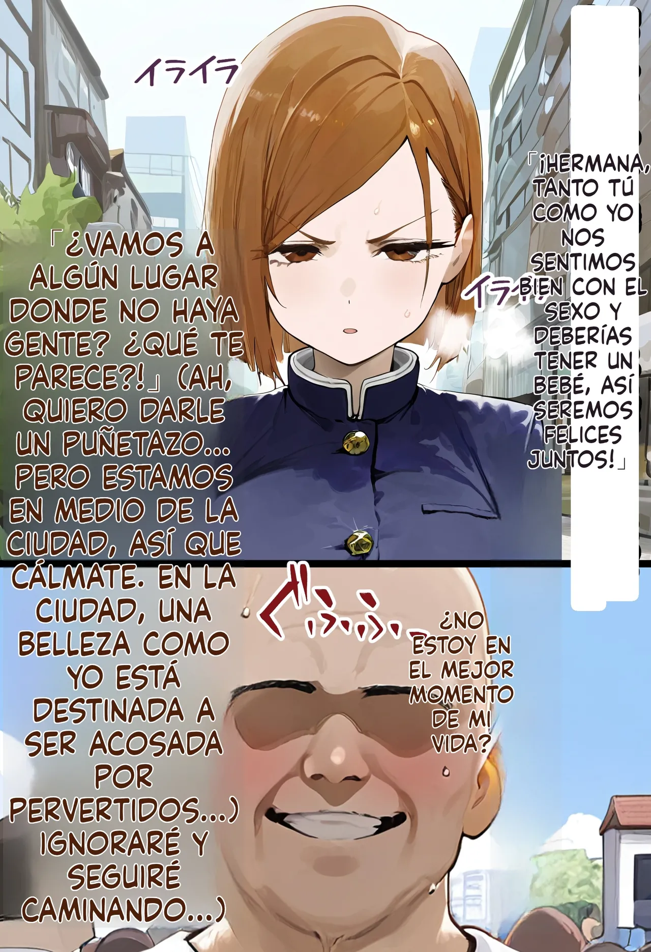 Otokomasarina tsuyoki bishojo kugisaki nobara-chan wa haramase ojisan ni ochiru page 10 full