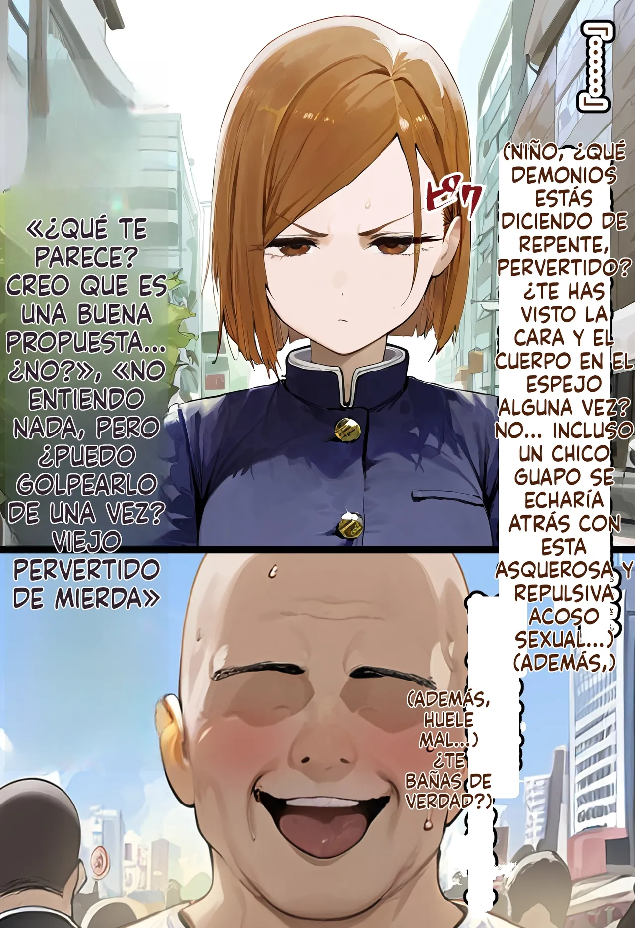 Otokomasarina tsuyoki bishojo kugisaki nobara-chan wa haramase ojisan ni ochiru page 9 full