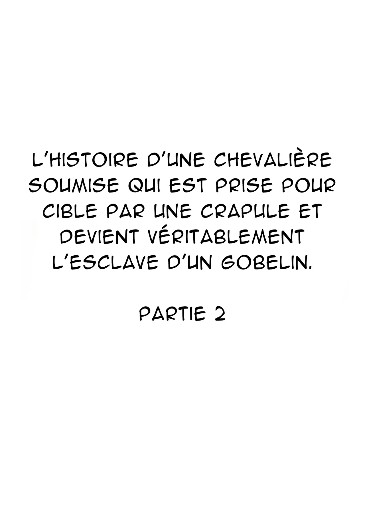 Zako-kan Nerai no Do-M Onna Kishi ga Hontou ni Goblin Dorei ni Sareru Hanashi Zenpen Part 2 page 2 full