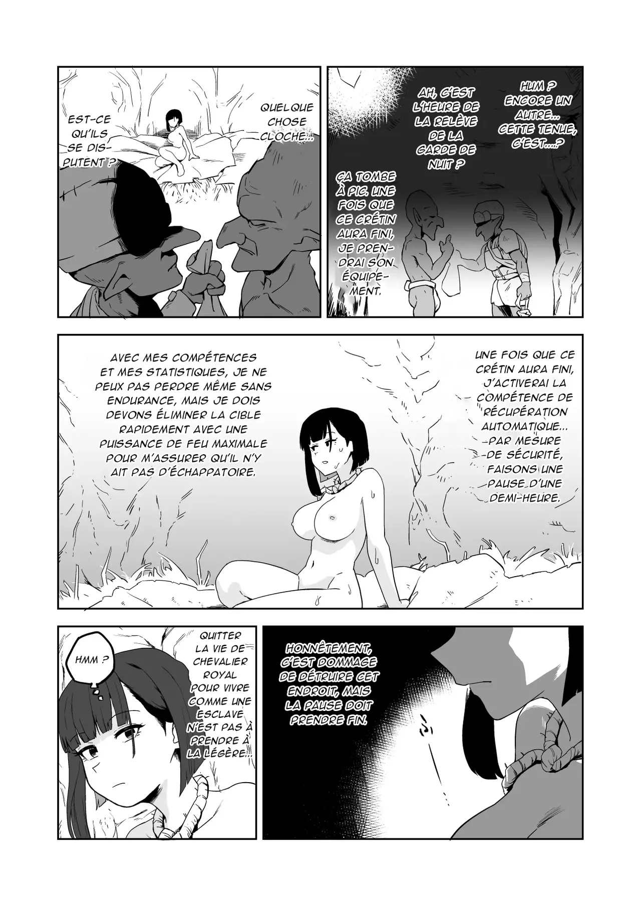 Zako-kan Nerai no Do-M Onna Kishi ga Hontou ni Goblin Dorei ni Sareru Hanashi Zenpen Part 2 page 8 full