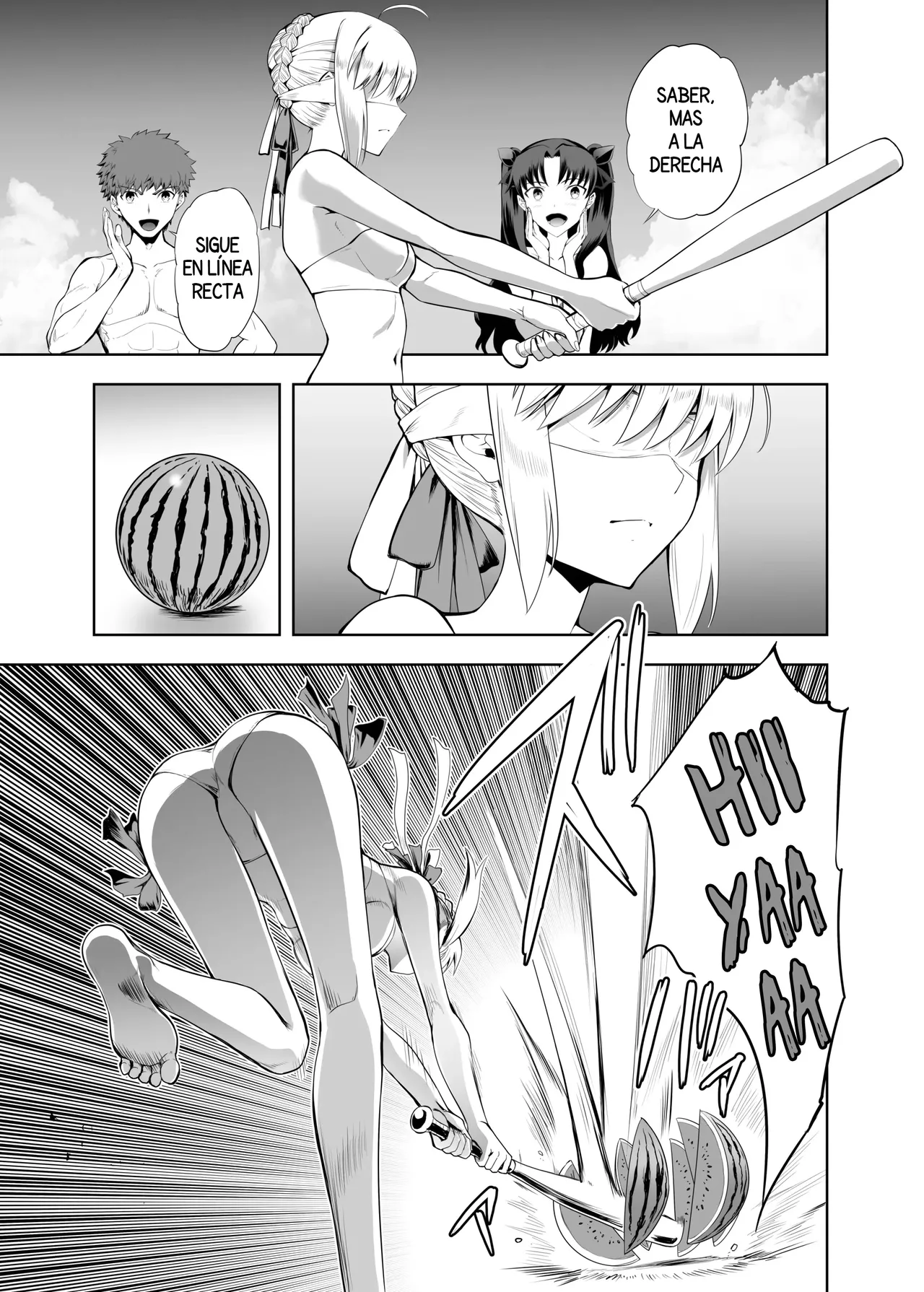 Saber Maniacs Shikaku o Shadan Suru to Hoka no Kankaku ga Togisumasareru to Iu no de Saber ni Mekakushi Play o Shite Moratta page 2 full