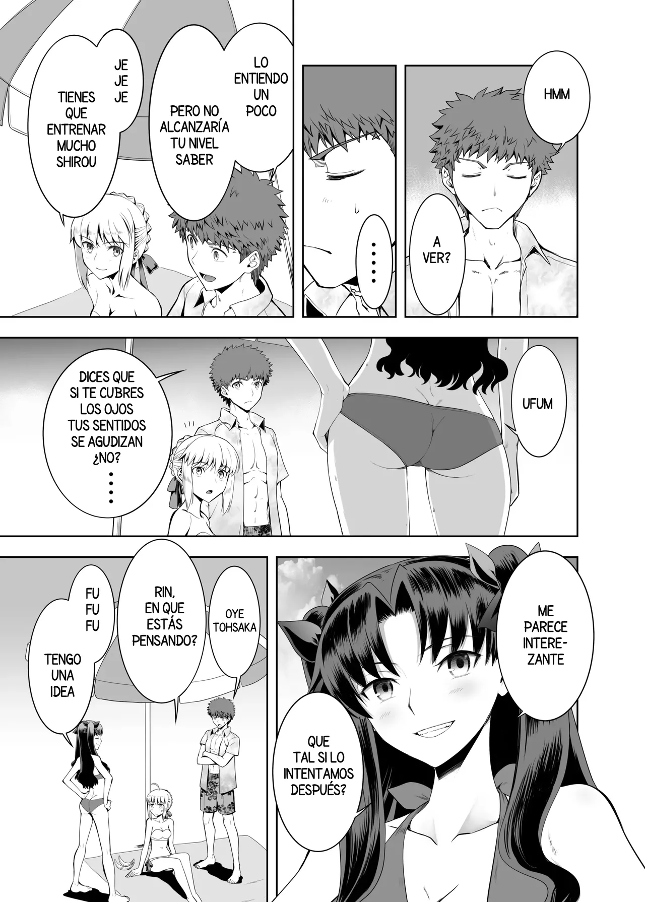 Saber Maniacs Shikaku o Shadan Suru to Hoka no Kankaku ga Togisumasareru to Iu no de Saber ni Mekakushi Play o Shite Moratta page 4 full