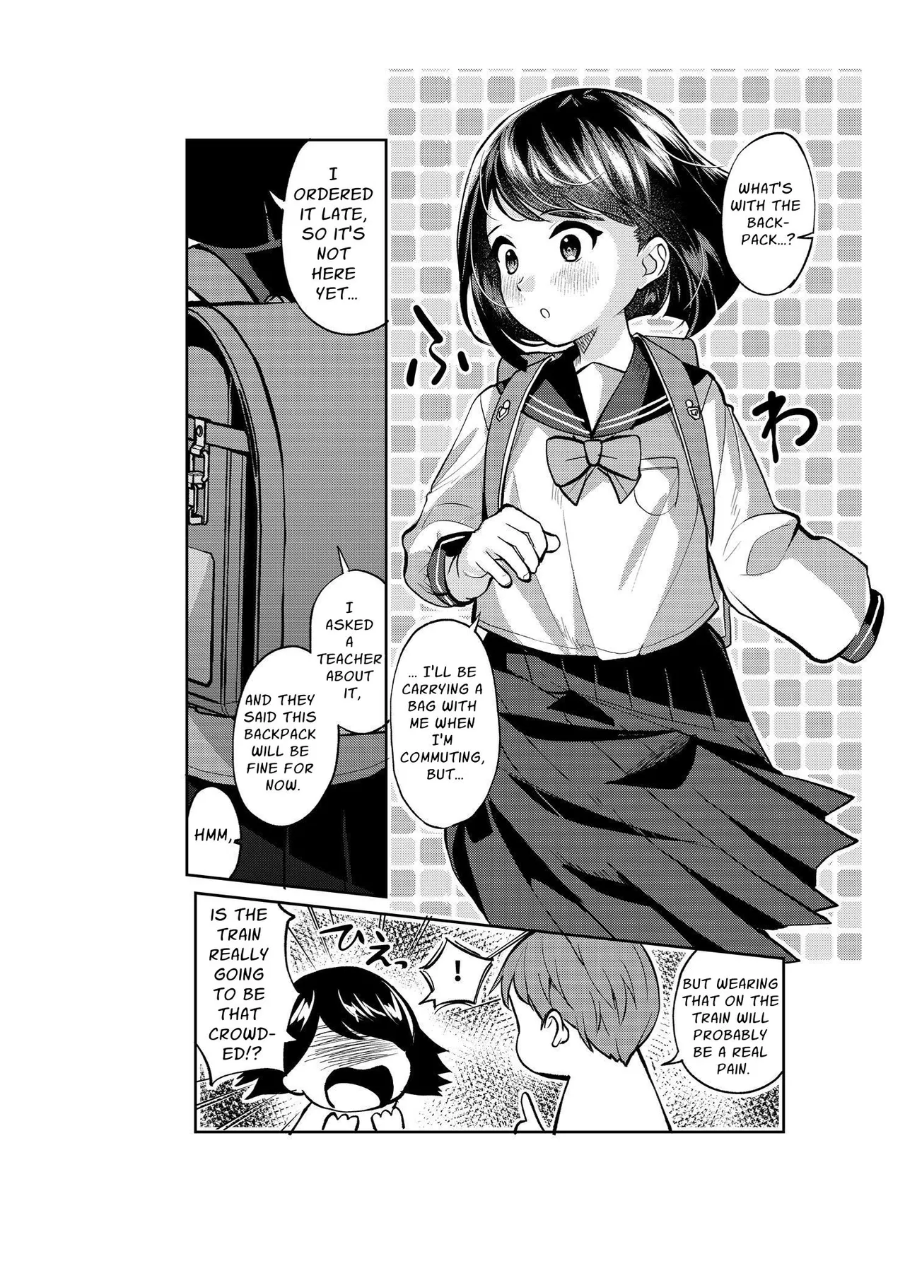 Short Heroine x Black Stockings ~touched on the train~ page 7 full