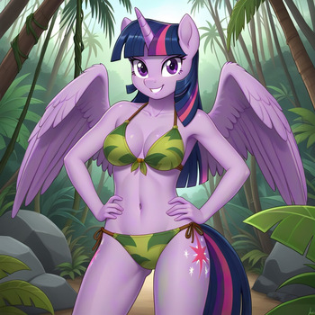 Babes of The Jungle-AI Generated cover