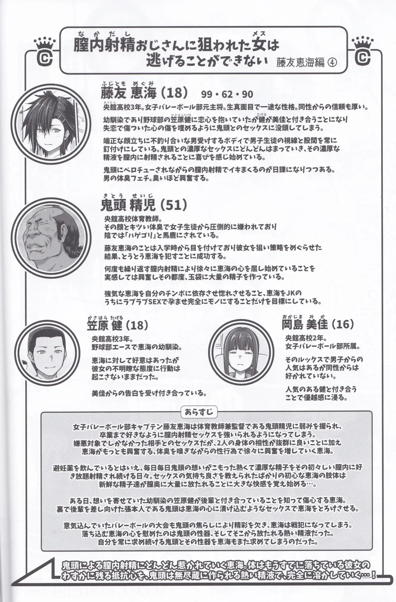 Nakadashi Oji-san ni Nerawareta Mesu wa Nigeru Koto ga Dekinai ~Fujitomo Megumi Hen 4~ page 7 full