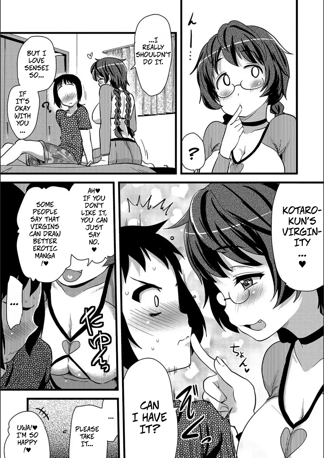 Ona-Ashi! ~A Job Helping Erotic Manga Artists Masturbate~ -- ONA-ASHI! ~Ero Mangaka no Onanie o Tetsudau Shigoto~ page 10 full