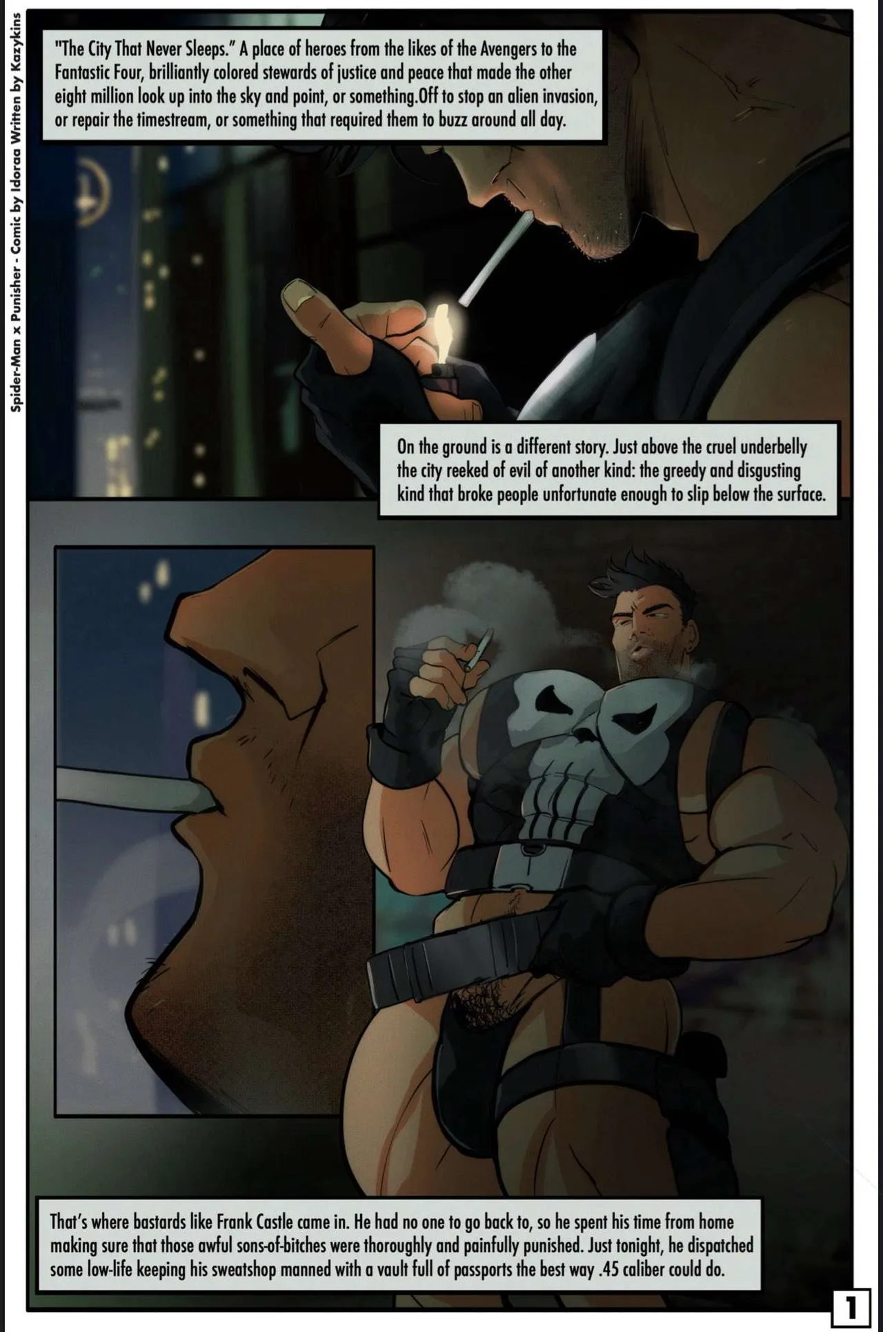 Frank Castle And Spidey page 1 full