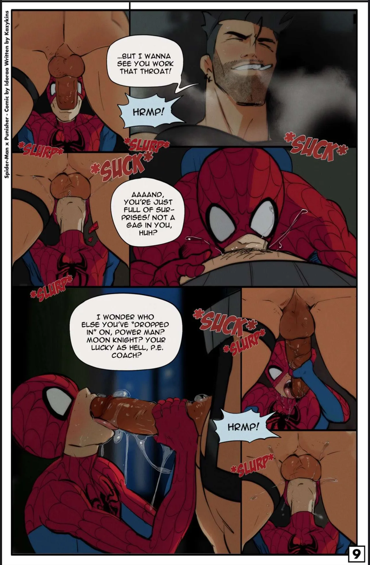 Frank Castle And Spidey page 9 full