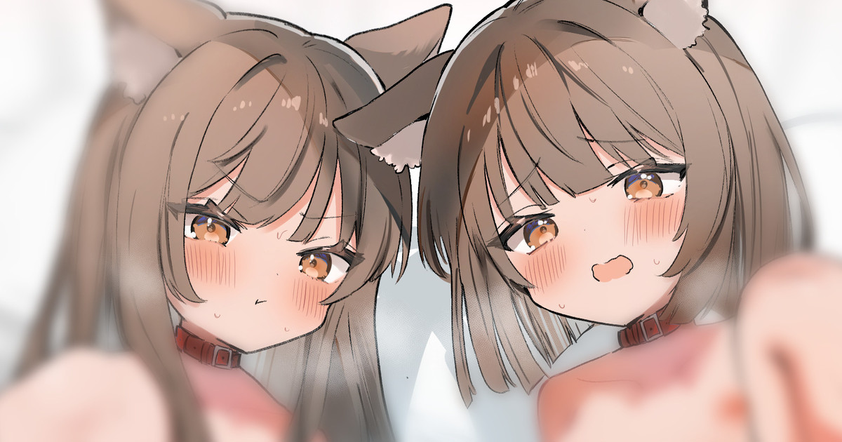 ふたごにゃんこ イラスト page 1 full