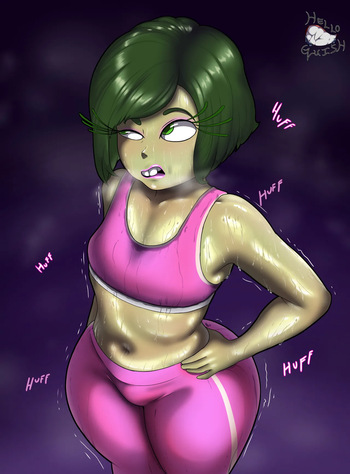 Disgust finding a workout buddy cover