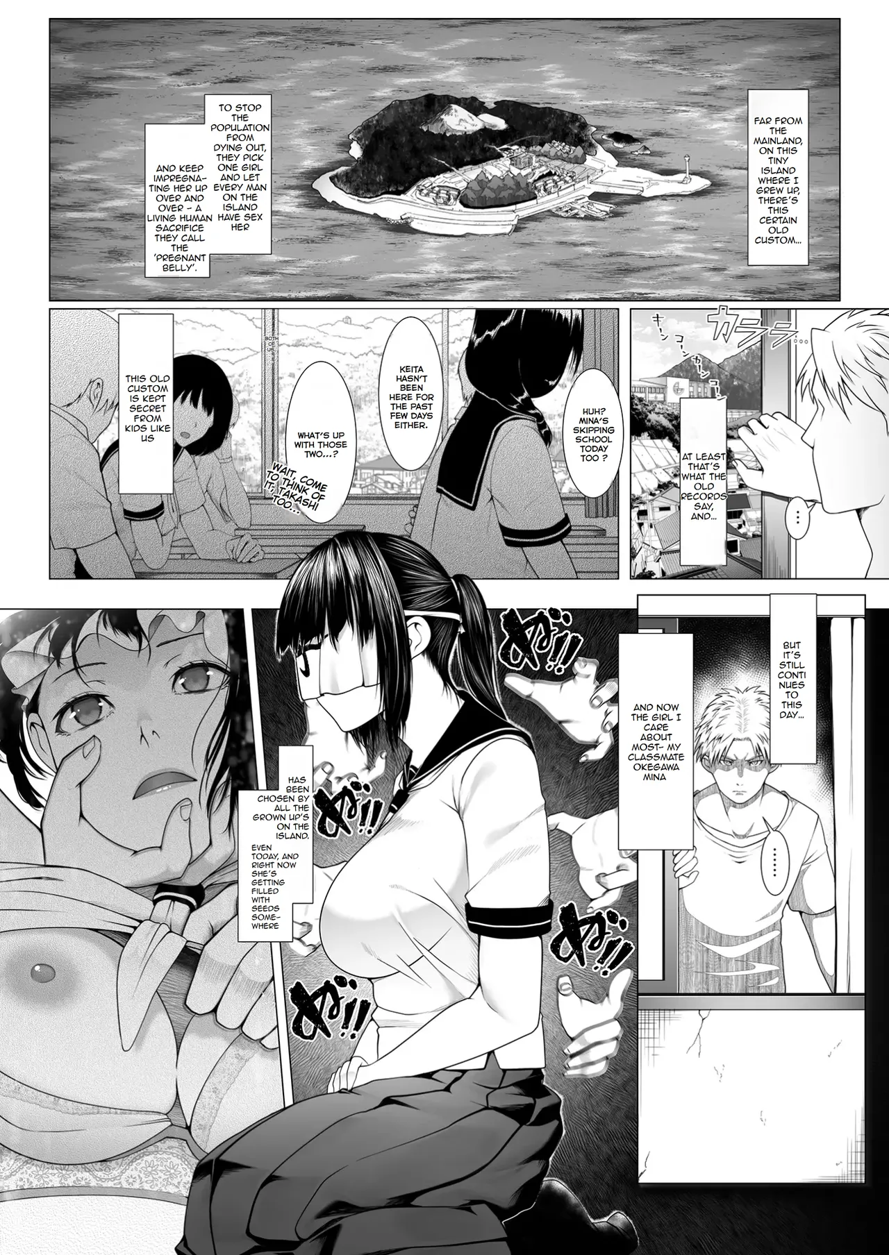 Haramase no Shima 4 ~Kodane o Shikomare Modaeru Otome~ | Pregnant Island 4 - A Girl is Agonisingly Filled With Semen page 2 full