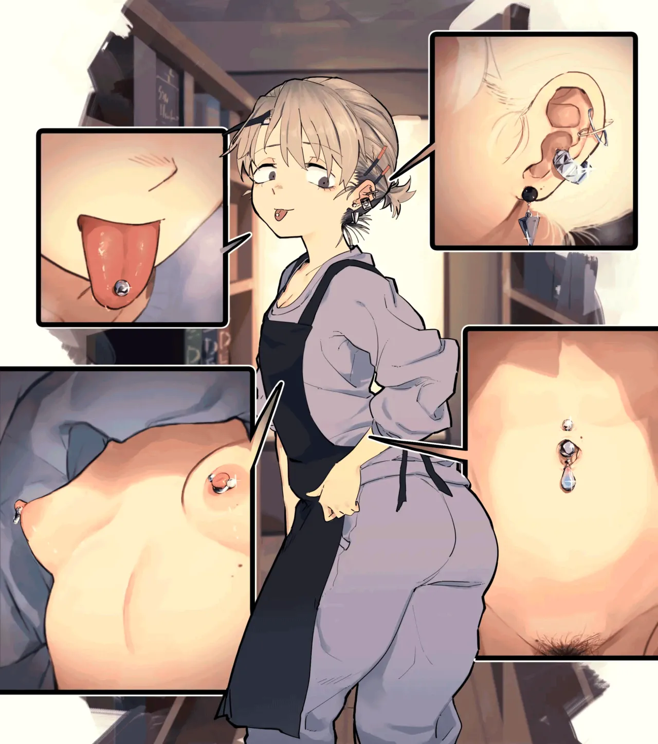 Tenchou ga Ecchi na Koto to Hikikae ni Kyuryou o Kezuri ni Kuru!! | Я хочу, чтобы моя толстозадая властная начальница выжала из меня все соки! page 3 full