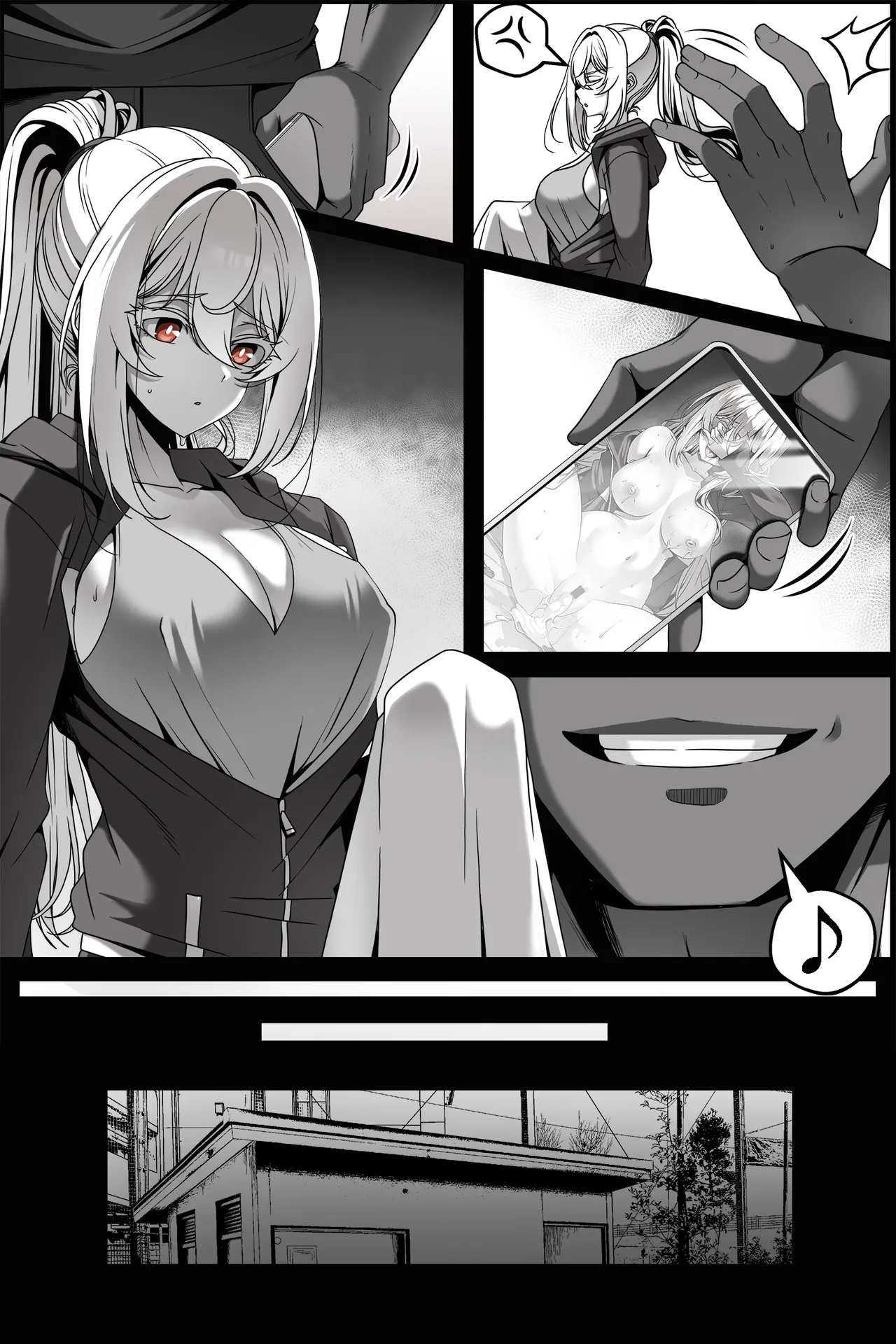 Yowami o Nigirareta Onna 1-2｜Chantajeada con su Debilidad 1-2 page 2 full