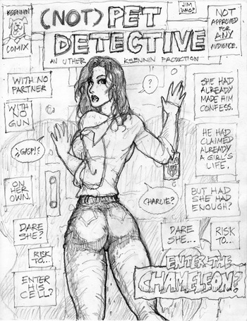 PET DETECTIVE:  ENTER THE CHAMELEON cover