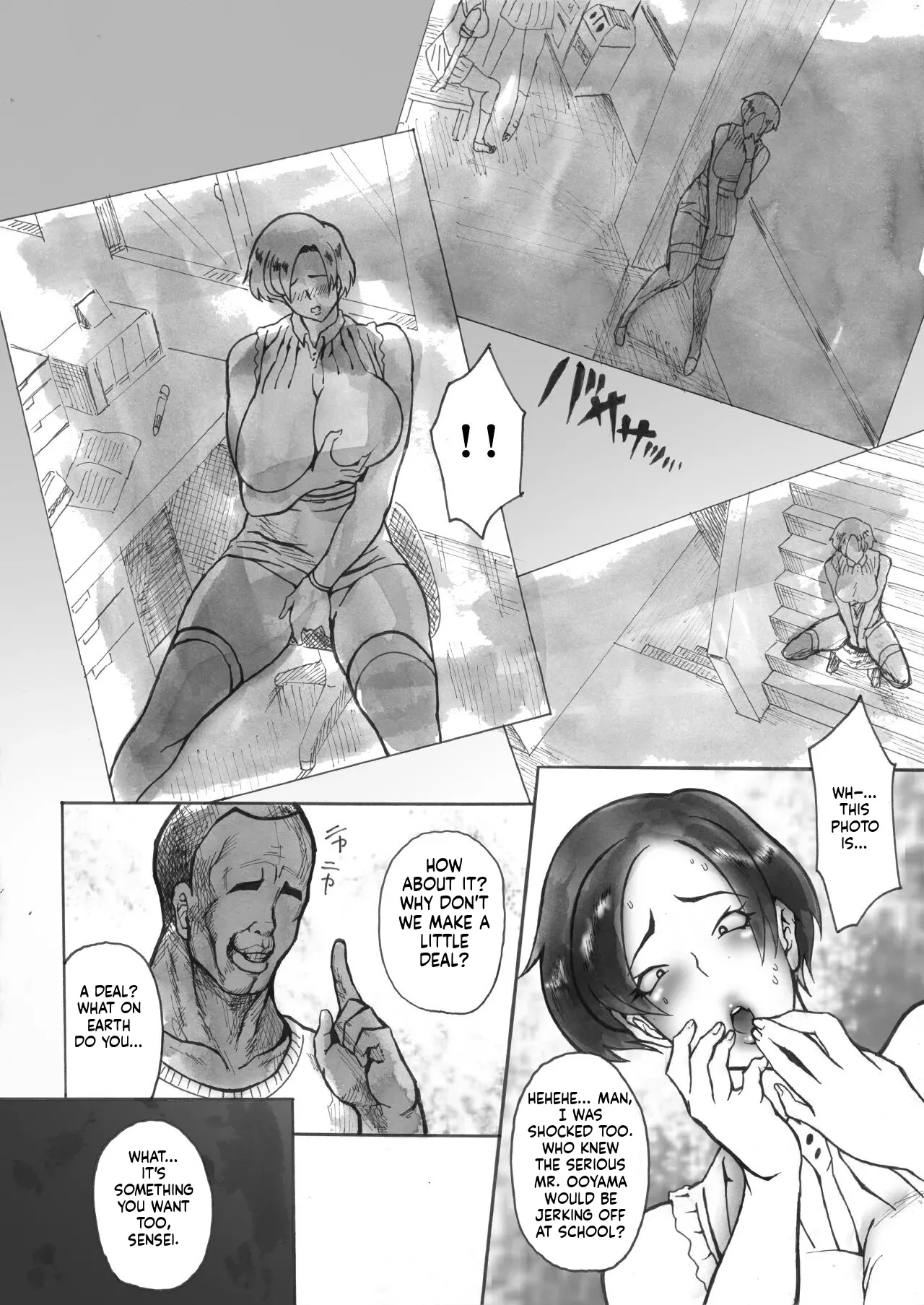 Plump Mature Woman: The Slutty Fallen One, Serious, Strong-Willed Female Teacher is a Sex-Crazed Slut Who Loves Filthy Sex page 4 full