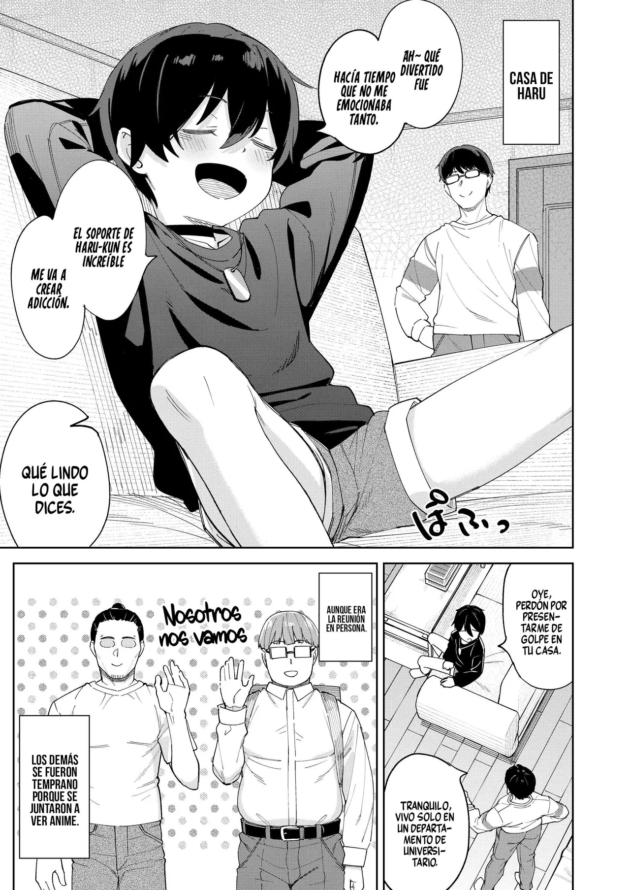 Otokoda To Omotteita Netoge No Aibou Ga Jitsuwa Onnanoko Datta Tte Hanashi | Mi compañero de juego online, que pensé que era un hombre, en realidad era una chica. page 8 full