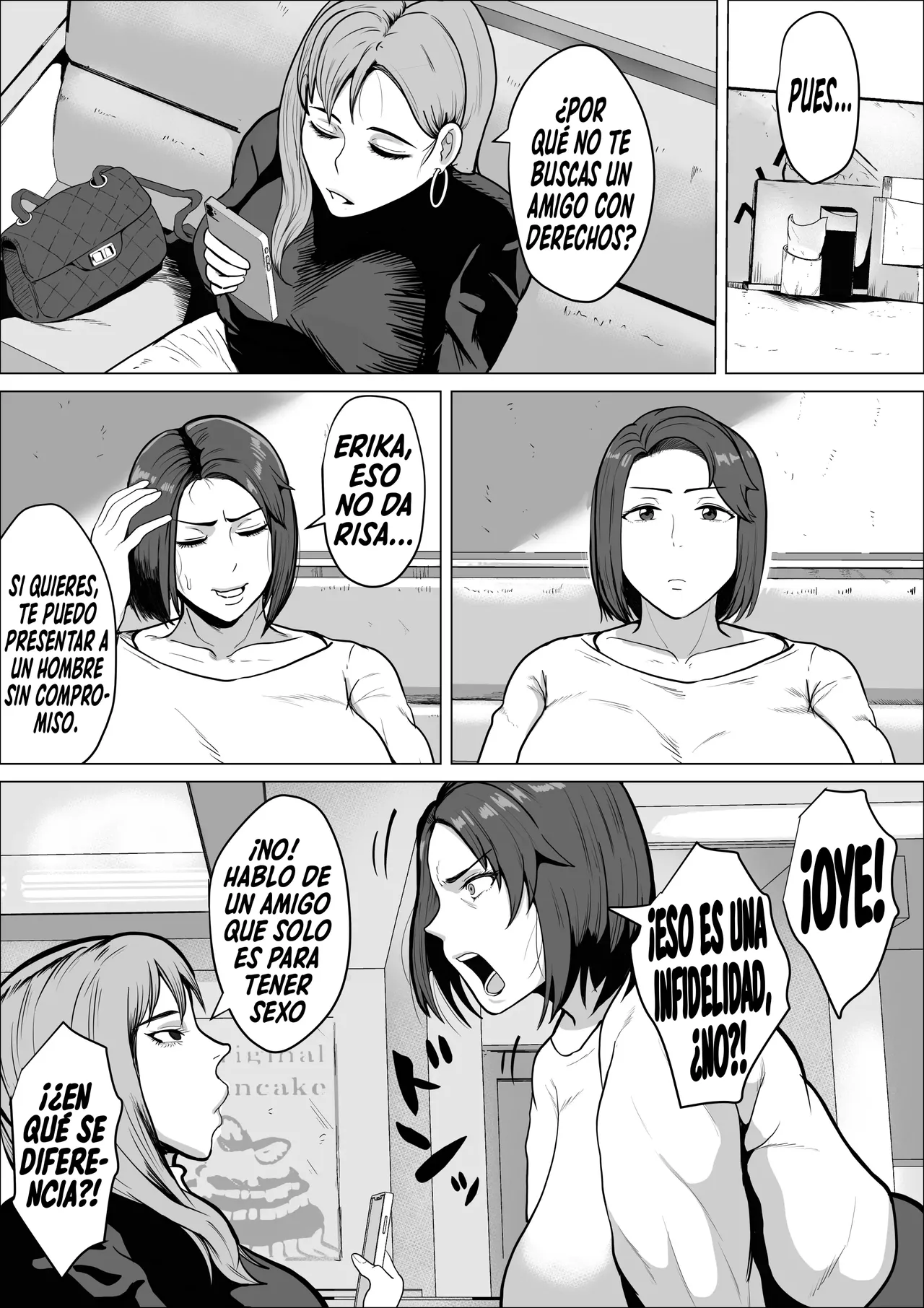 SeFri no Susume ~Tsuyoki na Hitozuma ga Mesu ni Naru made~ | ¡La Prohibida Propuesta de Un Amigo Con Derechos! ~La Historia De Cómo Una Esposa Seria Se Vuelve Una Hembra Sumisa~ page 6 full